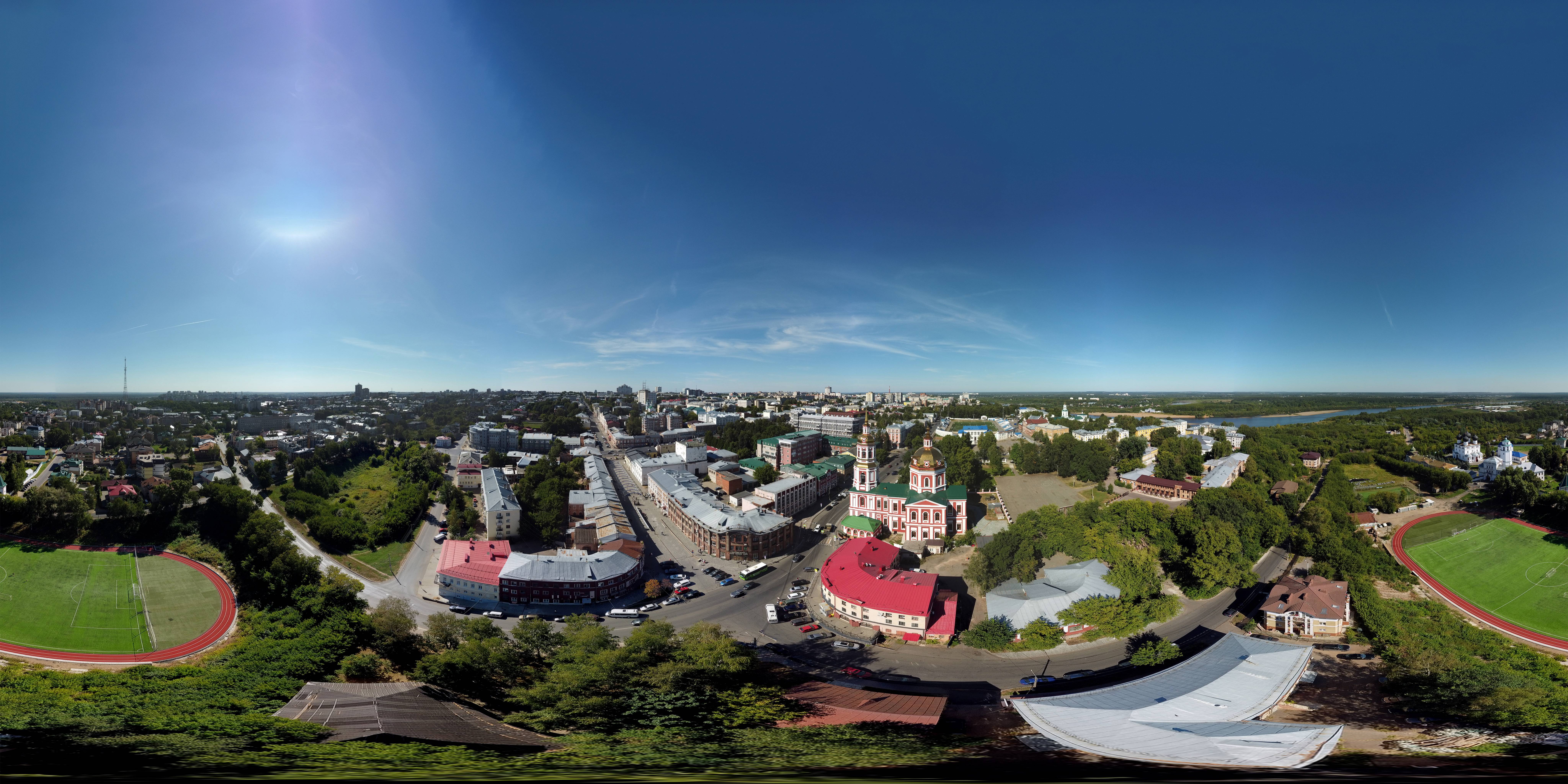 Перекрёсток Спасской и Казанской в Кирове